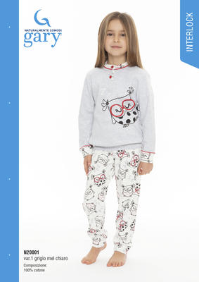 PIGIAMA NEONATA N10020 Tellini S.r.l. Ingrosso Abbigliamento